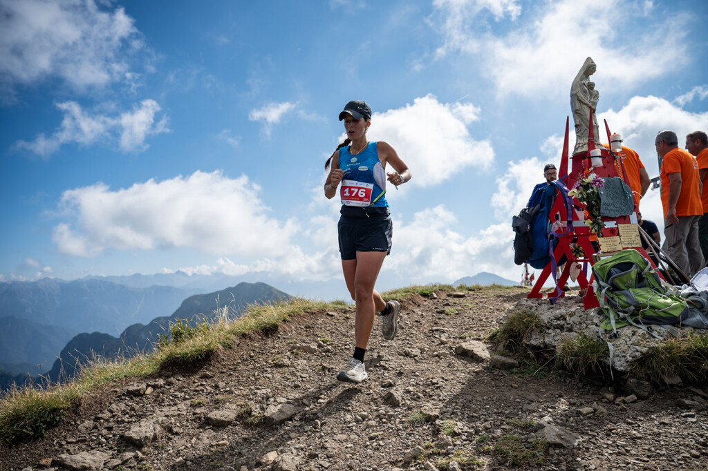 Arianna Tagliaferri in gara alla Val Taleggio Trail 2026