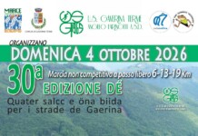 Marce non competitive Csi Bergamo: gli appuntamenti del 4 ottobre Gaverina Terme Marcia Non Competitiva 4 ottobre 2026