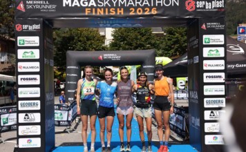 Classifica Maga Skymarathon 2026 Natalie Beadle, Eva Delafosse, Roberta Jacquin, Eve Pannone ed Elena Karanfiloska alla Maga Skymarathon 2026