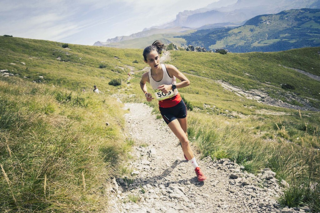 Beatrice Bianchi in gara alla Maga SkyRace 2026 sui sentieri delle Orobie