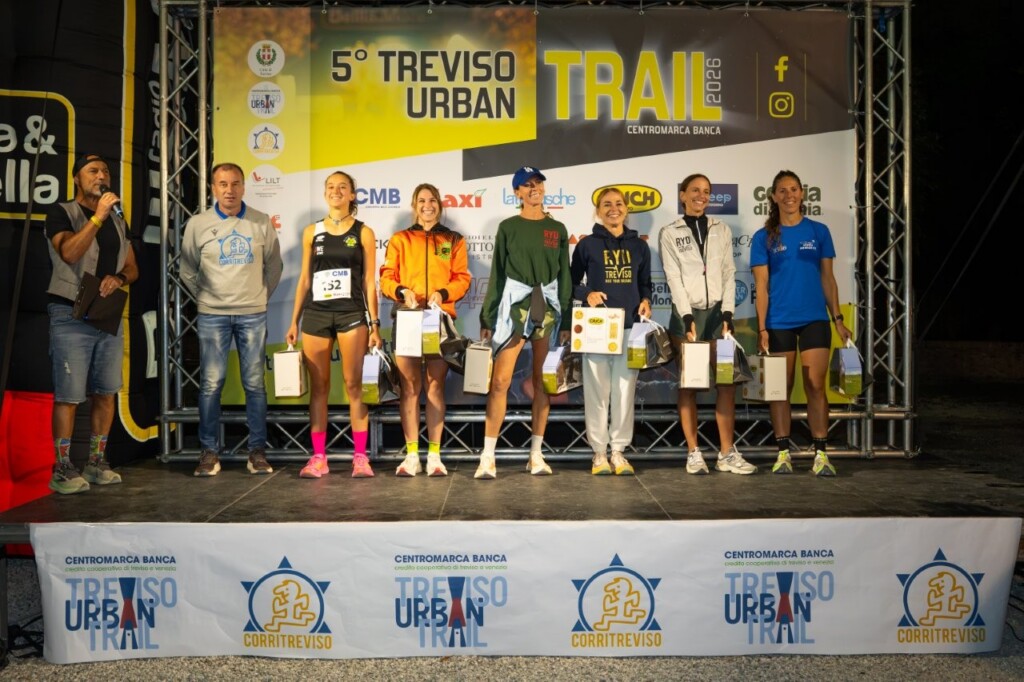 Treviso Urban Trail 2026 podio femminile