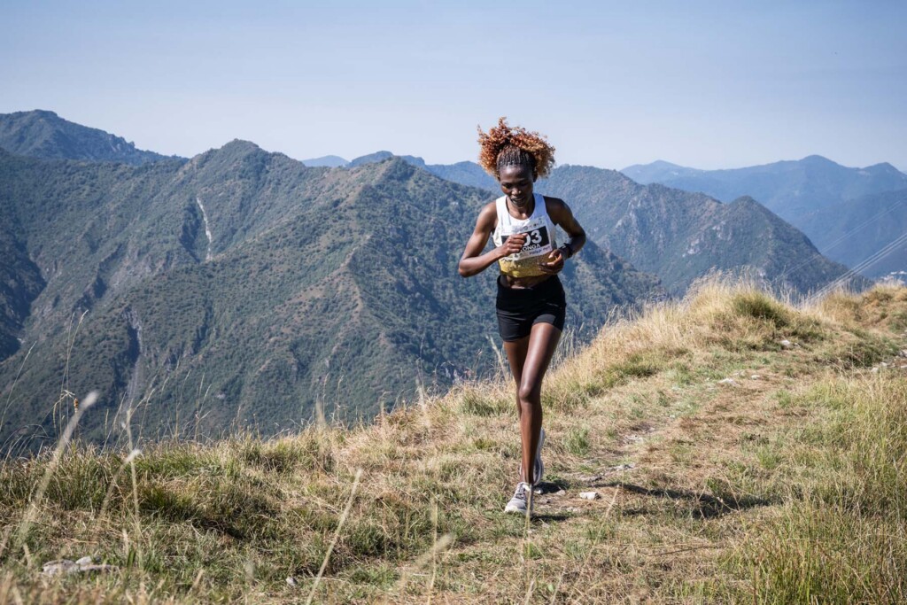 Ruth Gitonga in gara al Trofeo Nasego 2026 sui sentieri di Casto