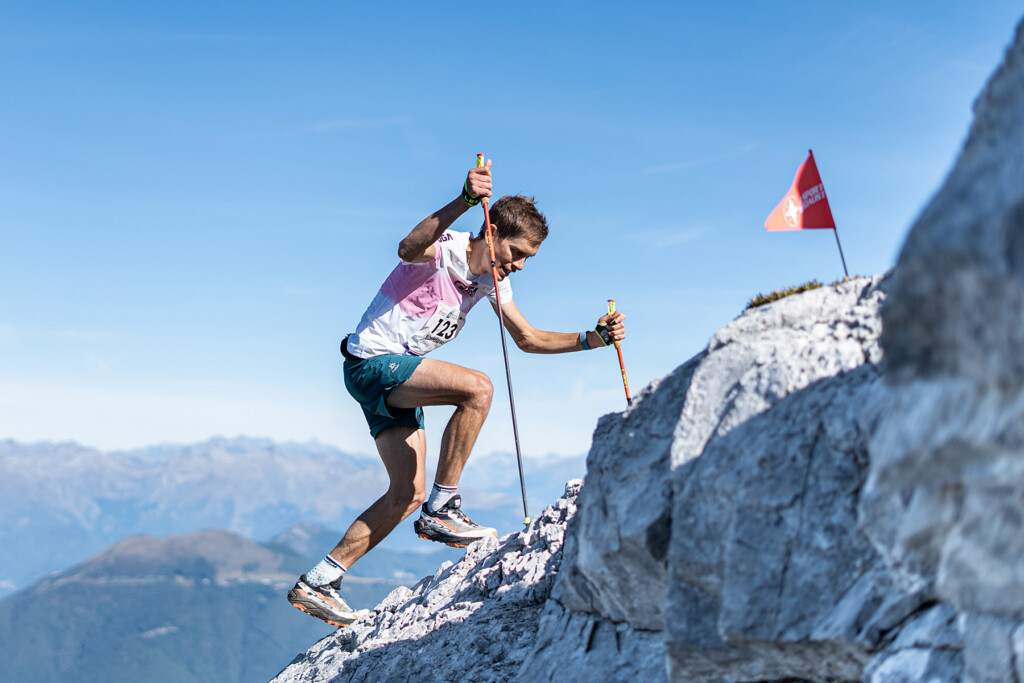 William Boffelli in gara alla ZacUp Skyrace del Grignone 2026